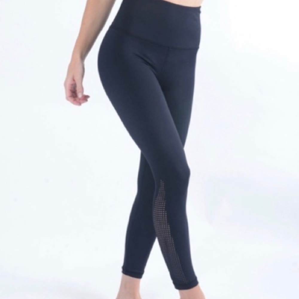 Zyia Black Flame Leggings- Hi-Rise